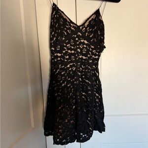 Zara Black Lace Dress